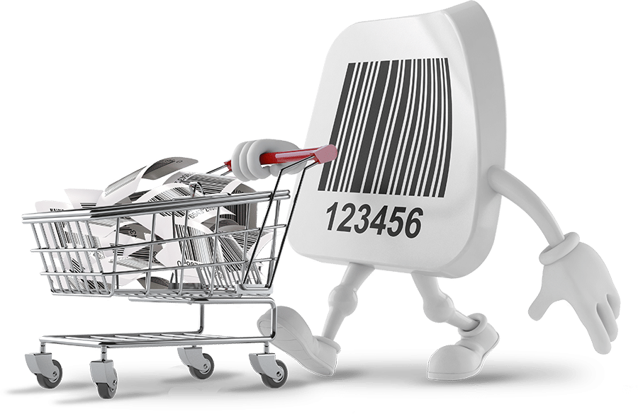 EZUPC barcode cart guy